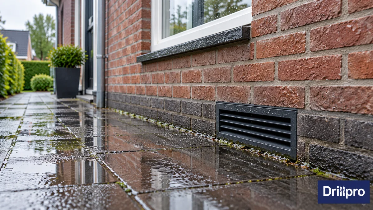 Water na regen: zoek waar het binnenkomt