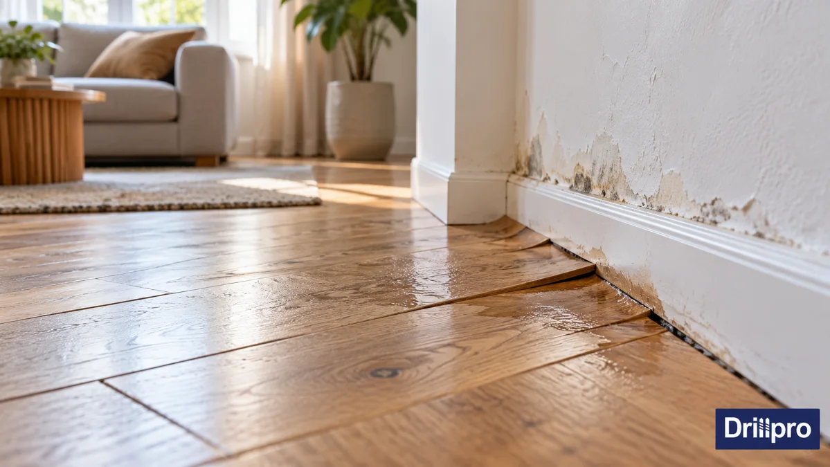 Een houten vloer trekt krom: onderzoek boven én onder