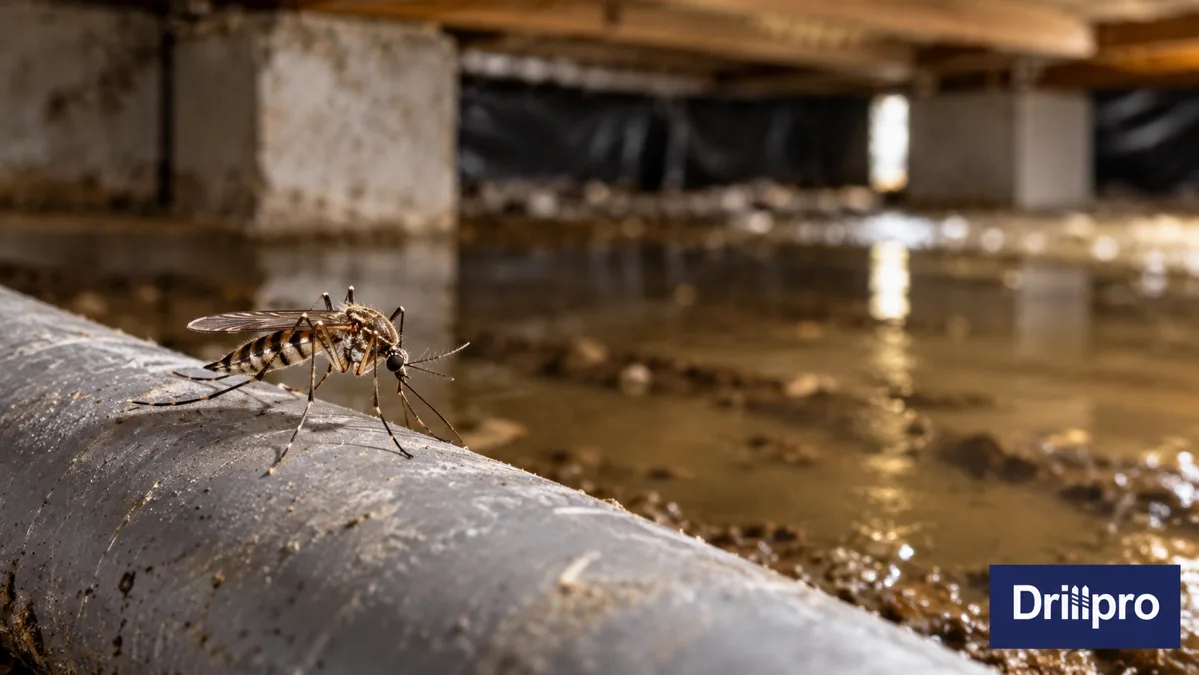 Veel muggen: controleer stilstaand water onder de woning