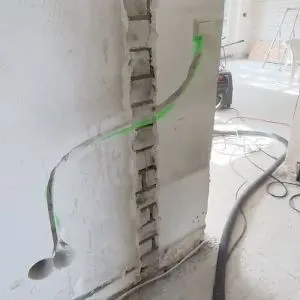 Sleuven frezen muur