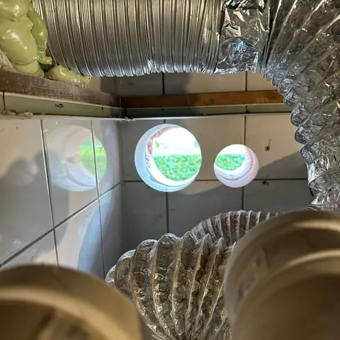 Gat laten boren door een betonboorbedrijf