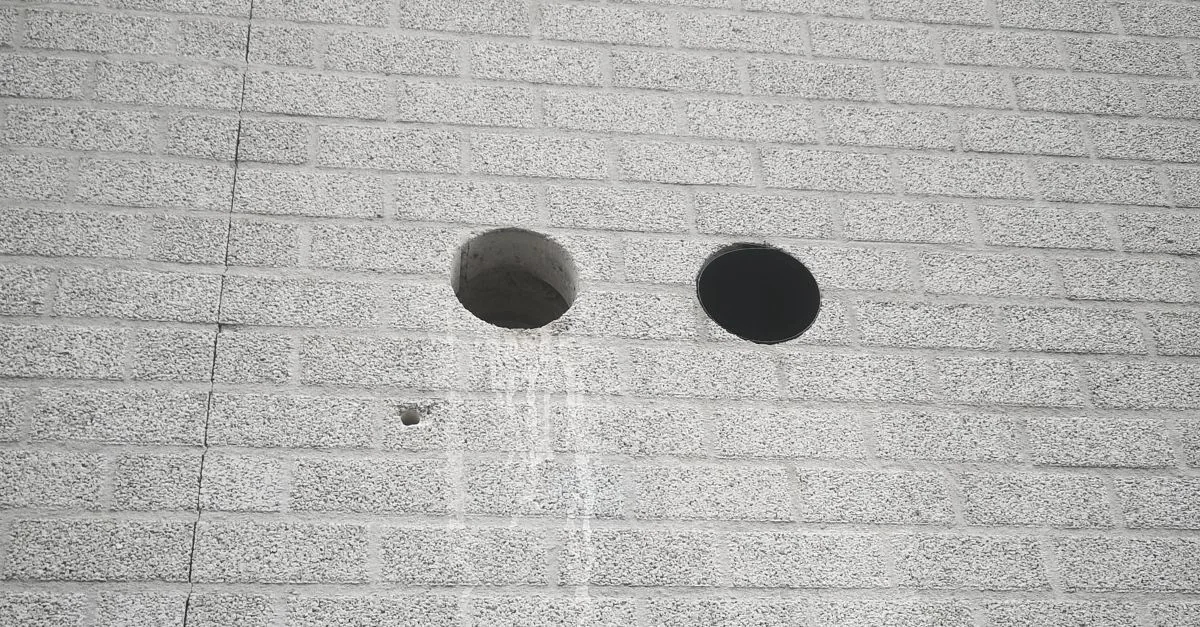 Gaten boren monoblock airco
