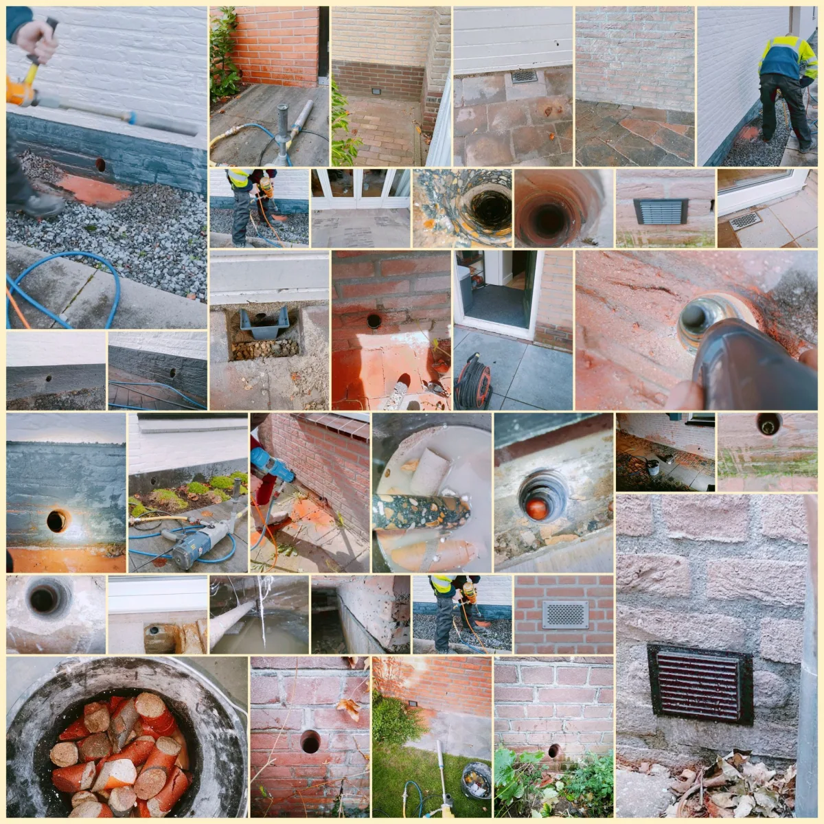 Kruipruimte ventilatie oplossingen collage