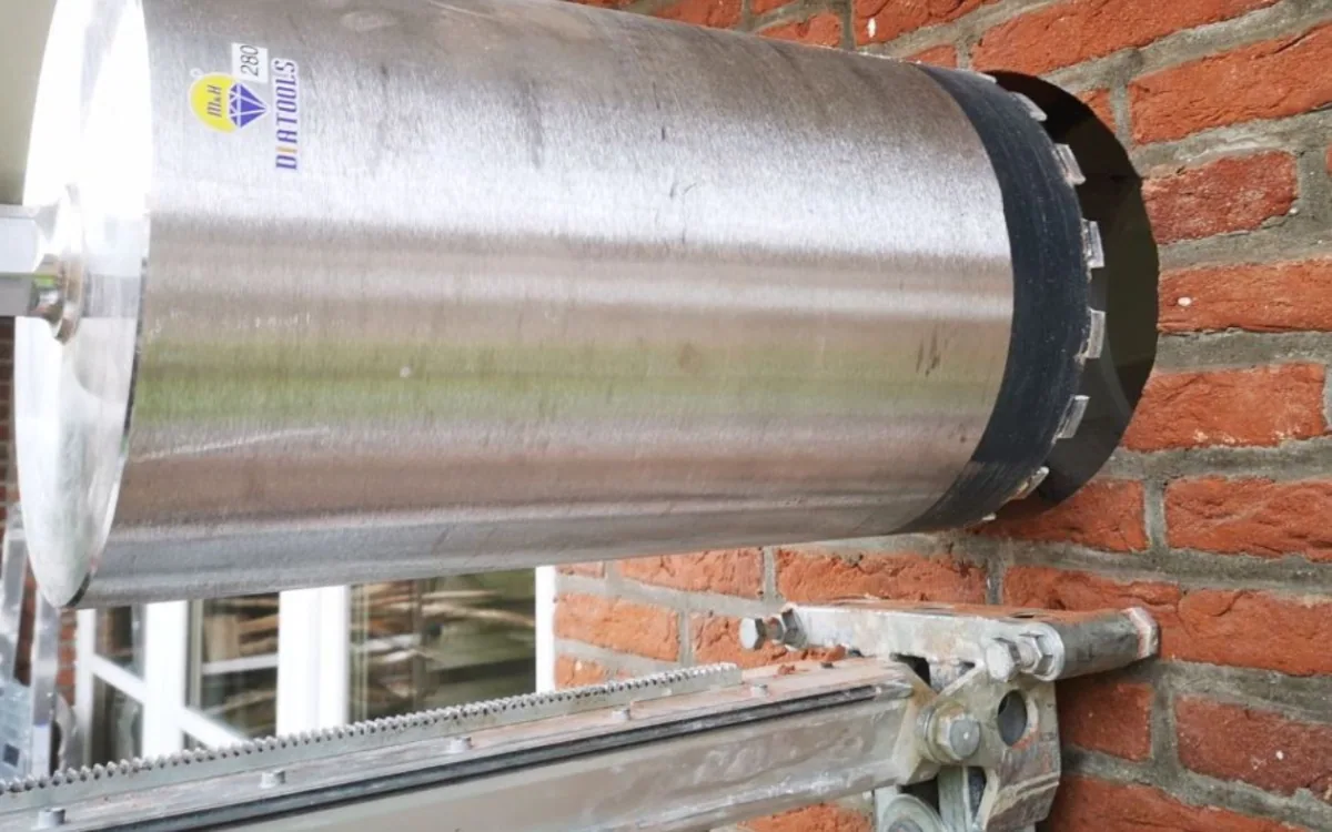 Originele Drillpro foto van een grote kernboring