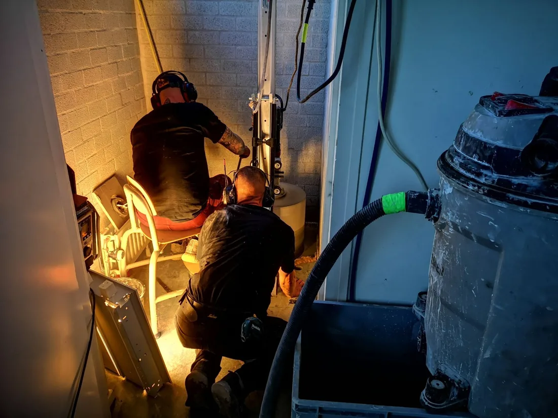 Drillpro aan het werk bij de Johan Frisoschool.